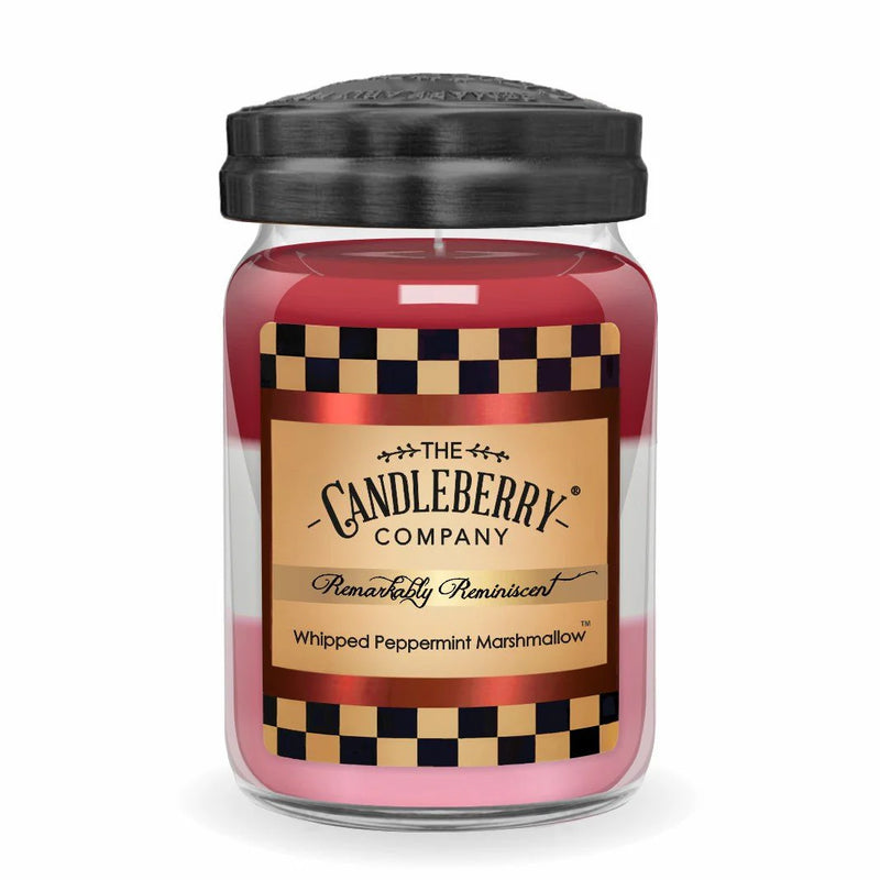 Candleberry Company Large Candles-Candles-CandleBerry Company-Large Jar-Whipped Peppermint Marshmallow-cmglovesyou